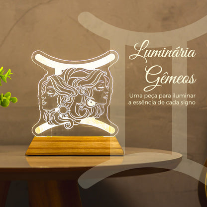 Luminária Signos Gêmeos
