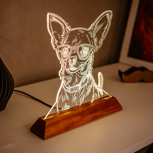 Luminária de Cachorro Chihuahua