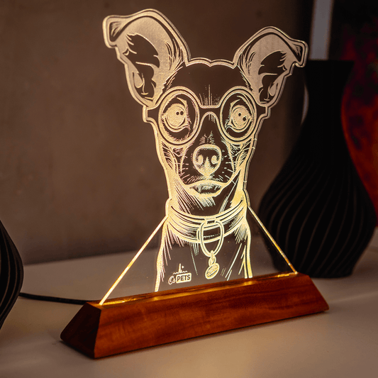 Luminária de Cachorro Pinscher