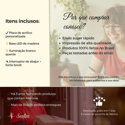 Luminária Cartão Postal