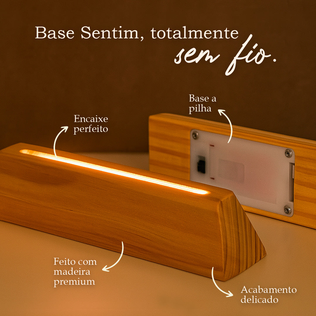 Luminária LED Imagem Nossa Senhora de Fátima - Presente Troféu Lembrança Mães Avós Bebês Decoração Sala Quarto