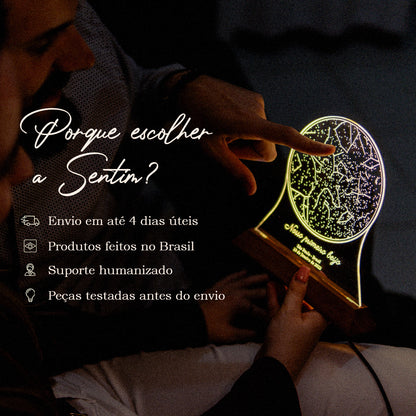 Luminária Personalizada Com Foto