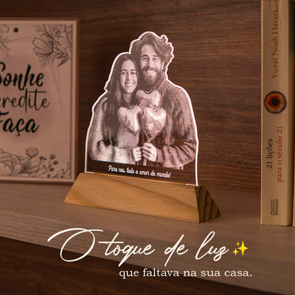 Luminária Personalizada Com Foto