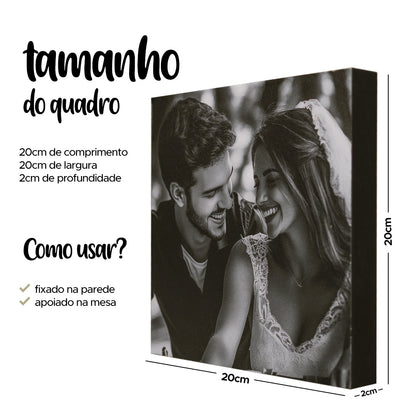 Kit 12 Quadros - Personalizados com Foto