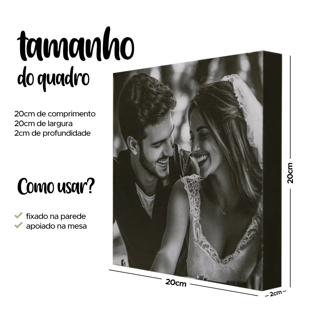 Kit 6 Quadros Personalizados: Decore com Suas Memórias – Sentim