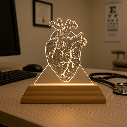 Luminária Coração - Inspirada na Cardiologia