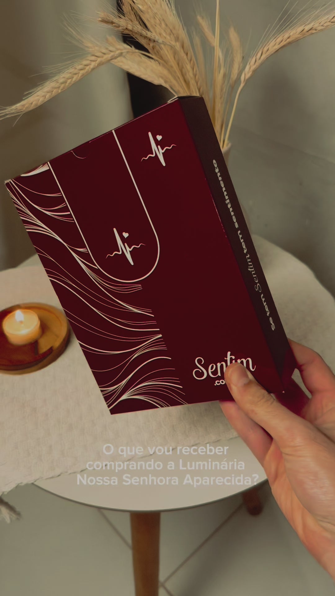 Luminária LED Imagem Nossa Senhora Aparecida - Presente Troféu Lembrança Mães Avós Bebês Decoração Sala Quarto