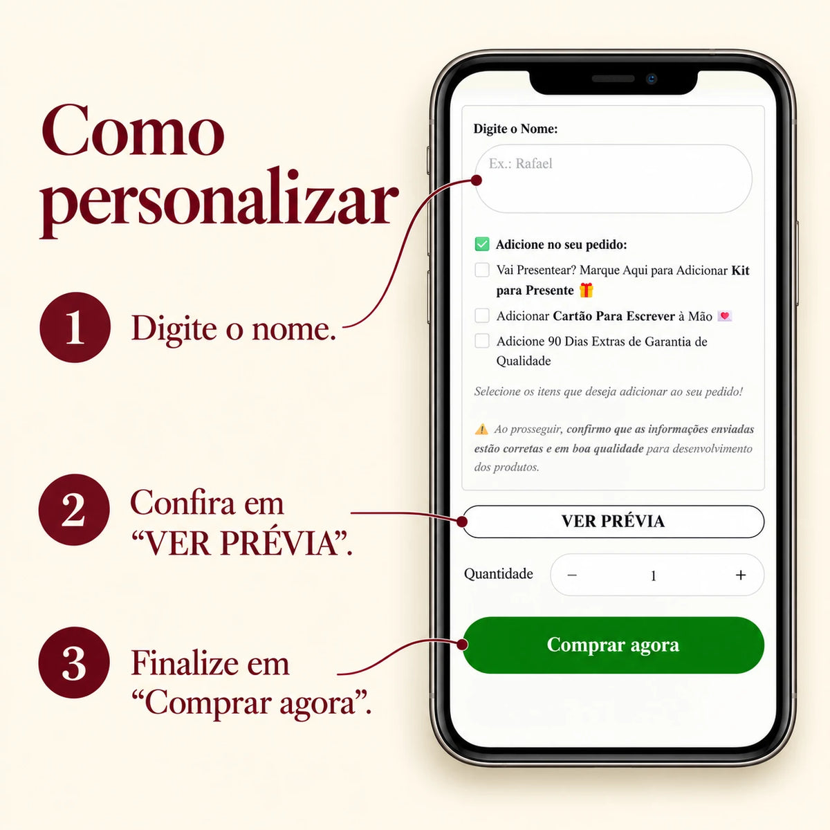 Como informar o nome e conferir a prévia do Troféu Luminária Contador