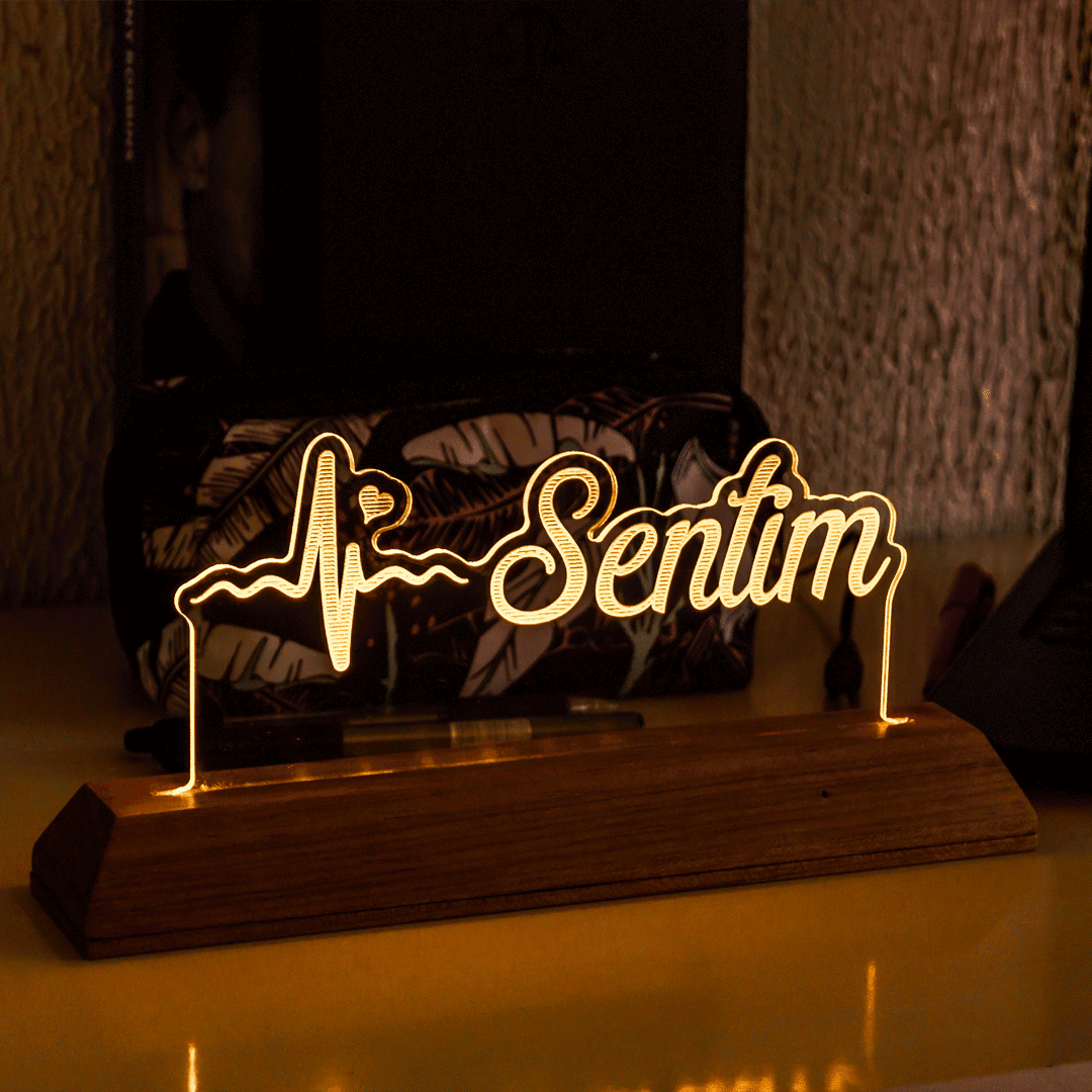 Luminária Logo - Personalize Com o Seu Logotipo